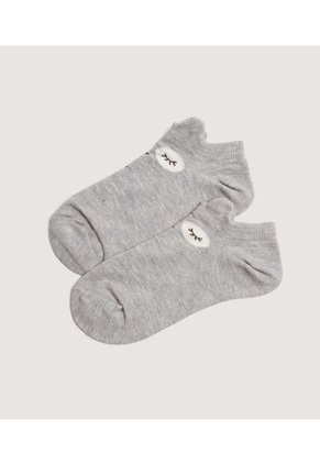 Medias Infantil Niña Invisible Color Gris Marca Ostu #90980154