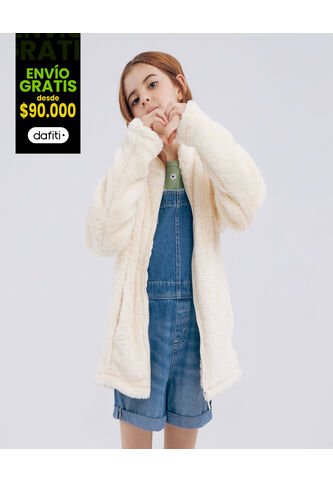 Chaqueta Para Niña Abrigo Color Beige Marca Ostu #90080034 Ostu