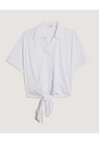 Blusa  Para Mujer Manga Corta Color Blanco Marca Ostu #40121211 Ostu