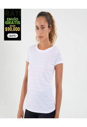 Camiseta Para Mujer Manga Corta Cuello Redondo Color Blanco Marca Ostu #40091739 Ostu