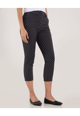 Pantalon Para Mujer Capri Color Negro Marca Ostu #40070686 Ostu