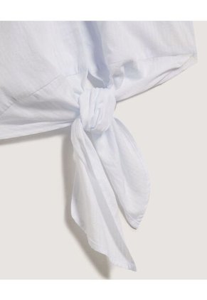 Blusa Para Mujer Manga Corta Color Blanco Marca Ostu #40121211