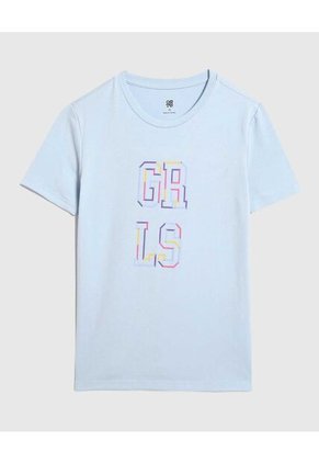 Pijama Para Niña M/C P/C Color Celeste Marca Ostu #90040067