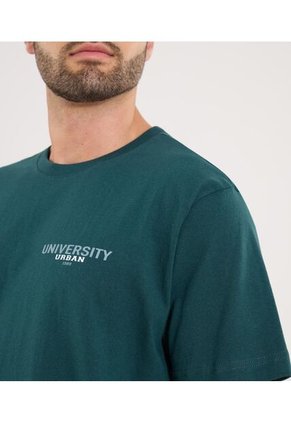 Camiseta Para Hombre Manga Corta Cuello Redondo Color Verde Marca Ostu #60091845