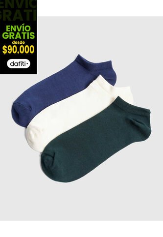 Medias Para Hombre Invisible Color Negro Marca Ostu #60980327 Ostu