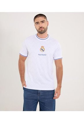 Camiseta Para Hombre Manga Corta Cuello Redondo Color Blanco Marca Ostu #60091816