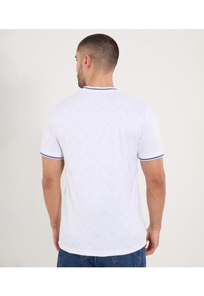 Camiseta Para Hombre Manga Corta Cuello Redondo Color Blanco Marca Ostu #60091816