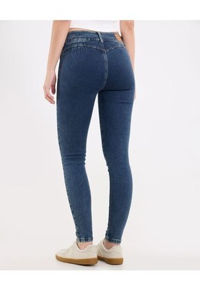 Jean  Para Mujer Push Up Color Azul Marca Ostu #40160608