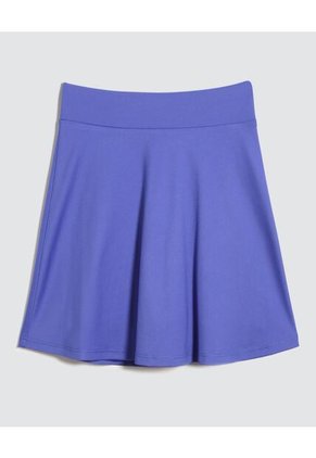 Falda Para Mujer Medio Color Azul  Marca Ostu #40140140