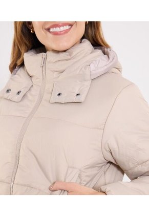 Chaqueta Para Mujer Acolchada Color Beige Marca Ostu #40080253