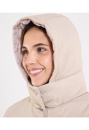 Chaqueta Para Mujer Acolchada Color Beige Marca Ostu #40080253