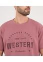 Camiseta Para Hombre Manga Corta Cuello Redondo Color Rosa Marca Ostu #60091775 de Ostu