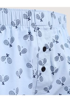 Boxer  Para Hombre Bragueta Amplio Color Azul Marca Ostu #60000511