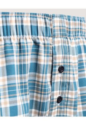 Boxer  Para Hombre Bragueta Amplio Color Azul Marca Ostu #60000512