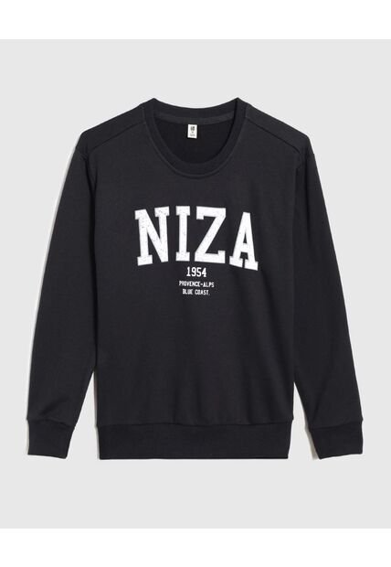 Buzo Infantil Niño Cuello Redondo Color Negro Marca Ostu #80060175