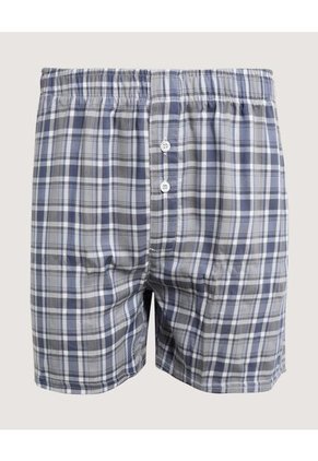 Boxer Para Hombre Bragueta Amplio Color Azul Marca Ostu #60000522