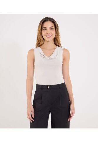 Body Para Mujer Manga Sisa Color Beige Marca Ostu #40200235 Ostu