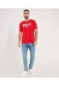 Camiseta Para Hombre Manga Corta Cuello Redondo Color Rojo Marca Ostu #60091827 de Ostu