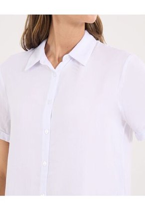 Camisa Para Mujer Manga Corta Color Blanco Marca Ostu #40010263