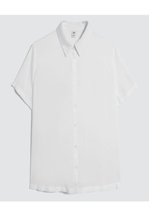 Camisa Para Mujer Manga Corta Color Blanco Marca Ostu #40010263