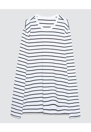 Camiseta Para Hombre Manga Larga Color Blanco Marca Ostu #60090817