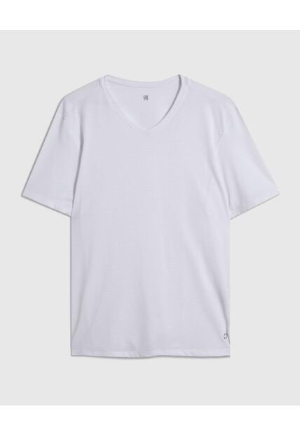 Camiseta Para Hombre Manga Corta Color Blanco Marca Ostu #60091293
