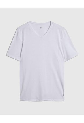 Camiseta Para Hombre Manga Corta Color Blanco Marca Ostu #60091293