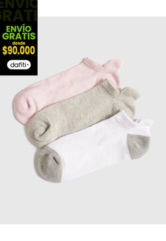 Medias Para Mujer Invisible Color Gris Marca Ostu #40980245 Ostu