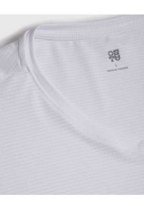 Camiseta Para Hombre Manga Corta Color Blanco Marca Ostu #60091293