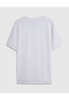 Camiseta Para Hombre Manga Corta Color Blanco Marca Ostu #60091293