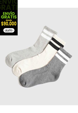 Medias Para Mujer Caña Media Color Negro Marca Ostu #40980226 Ostu