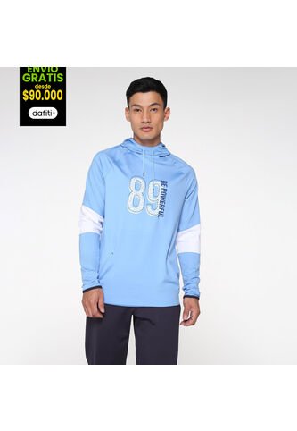 Buzo Para Hombre Hoodie Color Azul  Marca Ostu #60060195 Ostu