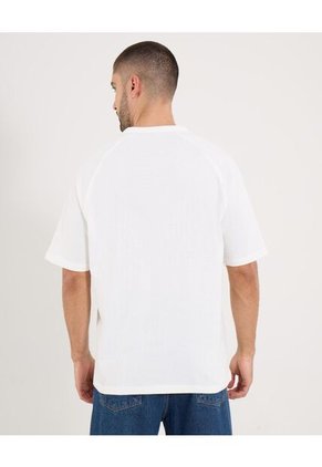 Camiseta  Para Hombre Manga Corta Cuello Redondo Color Crema Marca Ostu #60091867