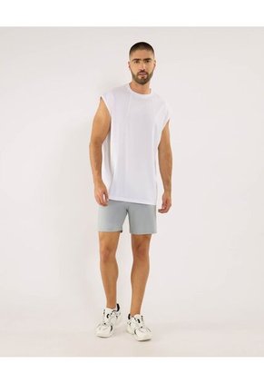 Camiseta Para Hombre Manga Sisa Cuello Redondo Color Blanco Marca Ostu #60091797