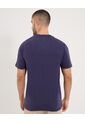 Camiseta Para Hombre Manga Corta Cuello Redondo Color Azul Marca Ostu #60091824 de Ostu