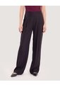 Pantalón Palazzo Fluido  Para Mujer Negro Ostu de Ostu