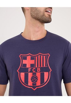 Camiseta Para Hombre Manga Corta Cuello Redondo Color Azul Marca Ostu #60091824