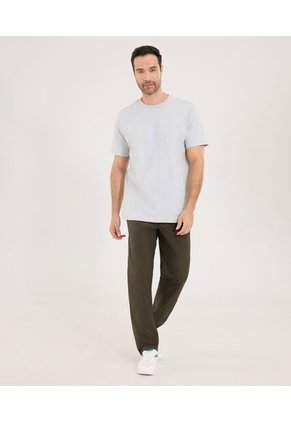 Camiseta Para Hombre Manga Corta Cuello Redondo Color Gris Marca Ostu #60091791