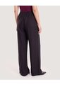 Pantalón Palazzo Fluido  Para Mujer Negro Ostu de Ostu
