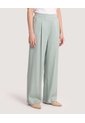 Pantalón Palazzo Fluido  Para Mujer Verde Ostu de Ostu
