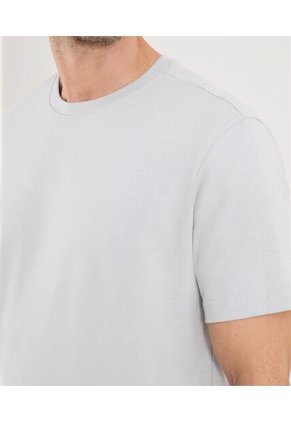 Camiseta Para Hombre Manga Corta Cuello Redondo Color Gris Marca Ostu #60091791