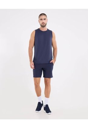 Bermuda  Para Hombre Deportiva Medio Color Azul Marca Ostu #60100454