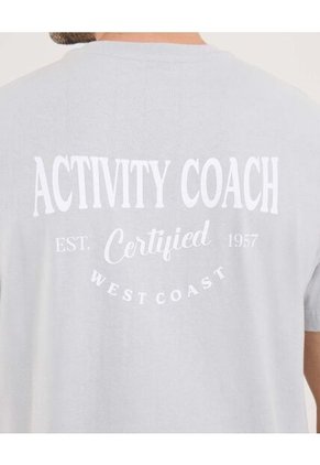 Camiseta Para Hombre Manga Corta Cuello Redondo Color Gris Marca Ostu #60091791