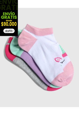 Medias Infantil Niña Invisible Color Negro Marca Ostu #90980098 Ostu