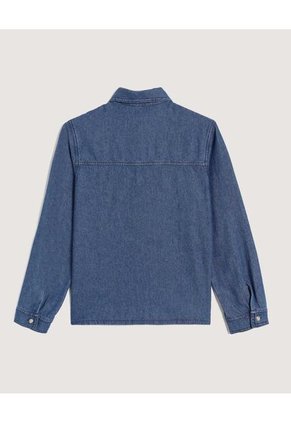 Camisa  Infantil Niño Manga Larga Color Azul Marca Ostu #80010063