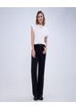 Jean Para Mujer Wide-Leg Minimal Color Negro Marca Ostu #40160479 de Ostu
