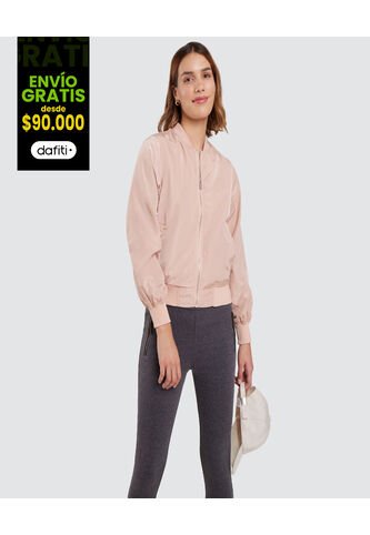 Chaqueta Para Mujer Bomber Color Rosado  Marca Ostu #40080134 Ostu