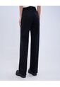 Jean Para Mujer Wide-Leg Minimal Color Negro Marca Ostu #40160479 de Ostu