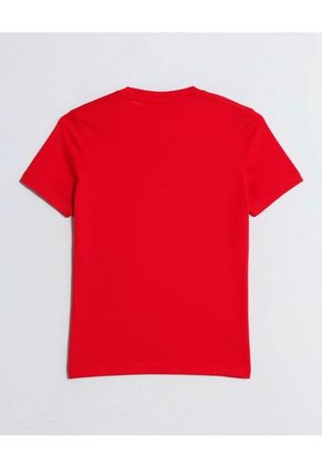 Camiseta  Infantil Niño Manga Corta Cuello Redondo Color Rojo Marca Ostu #80090320