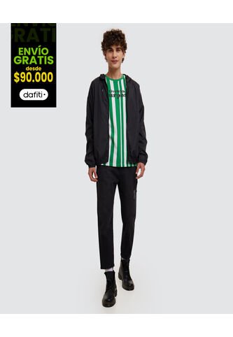 Camiseta Para Hombre Manga Corta Color Verde  Marca Ostu #60090846 Ostu